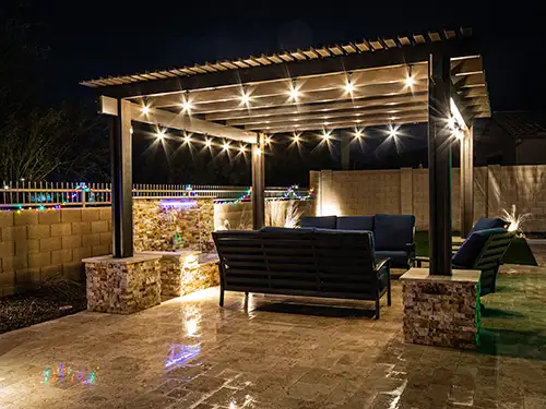 Waterfall Lighting, Wentzville, MO